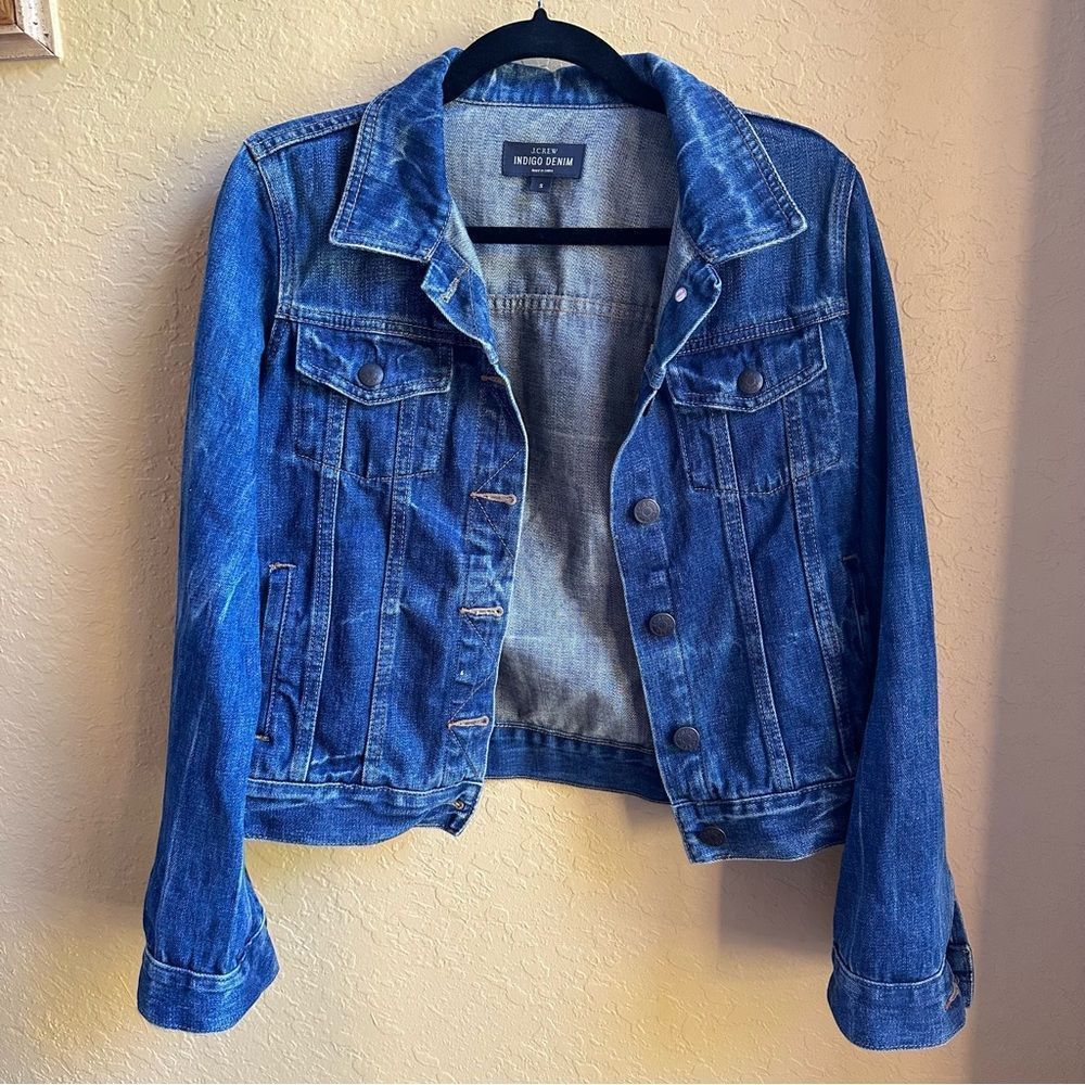 JCREW Indigo Denim Jacket 
